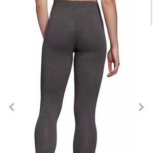 Adidas grey cotton leggings